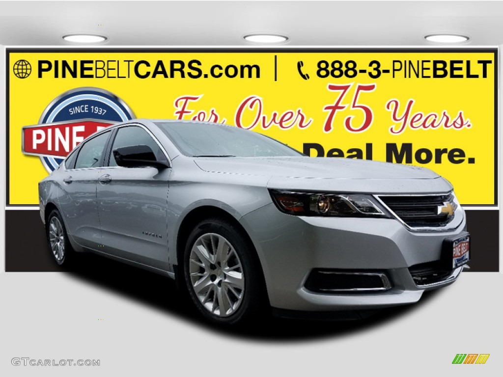 2018 Impala LS - Silver Ice Metallic / Jet Black/Dark Titanium photo #1
