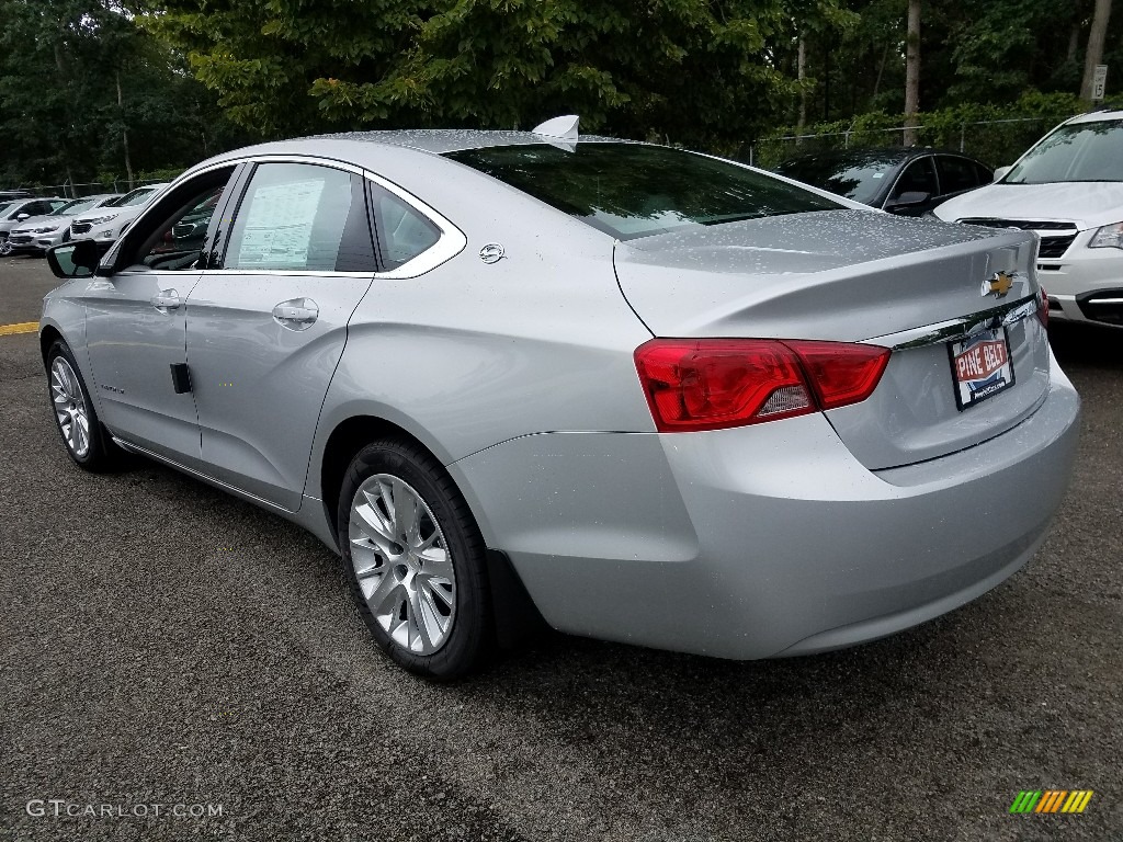 2018 Impala LS - Silver Ice Metallic / Jet Black/Dark Titanium photo #4