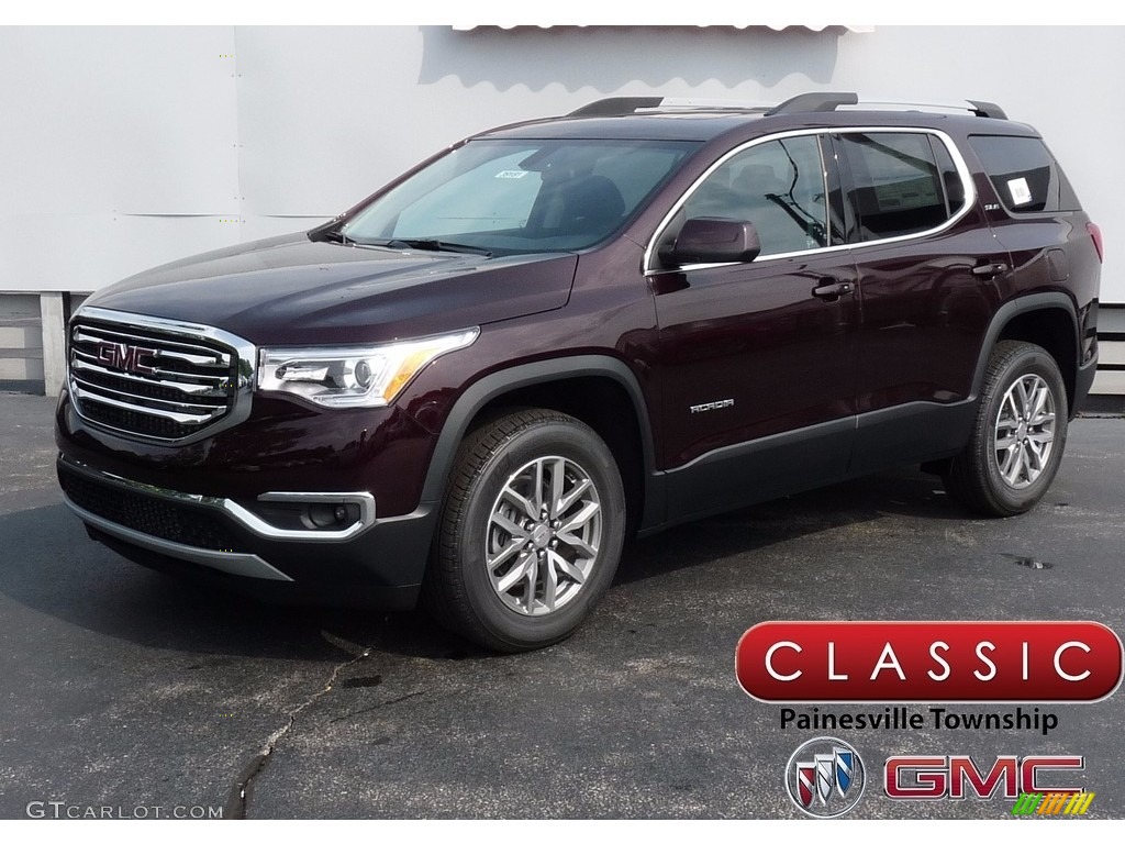 Black Cherry Metallic GMC Acadia