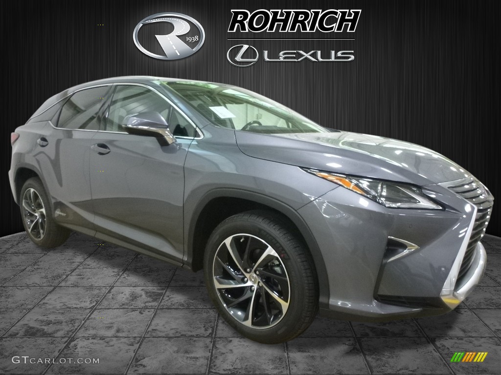 2017 RX 450h AWD - Nebula Gray Pearl / Black photo #1