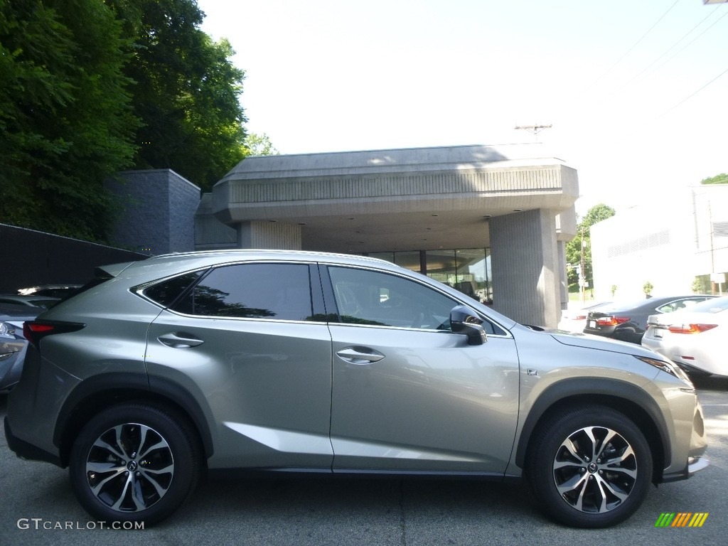 2017 NX 200t F Sport AWD - Atomic Silver / Black photo #2