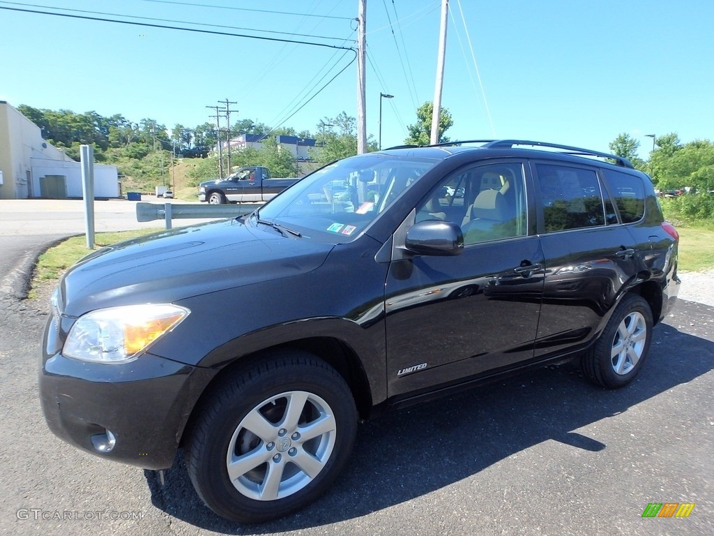 2007 RAV4 Limited - Black / Ash Gray photo #1