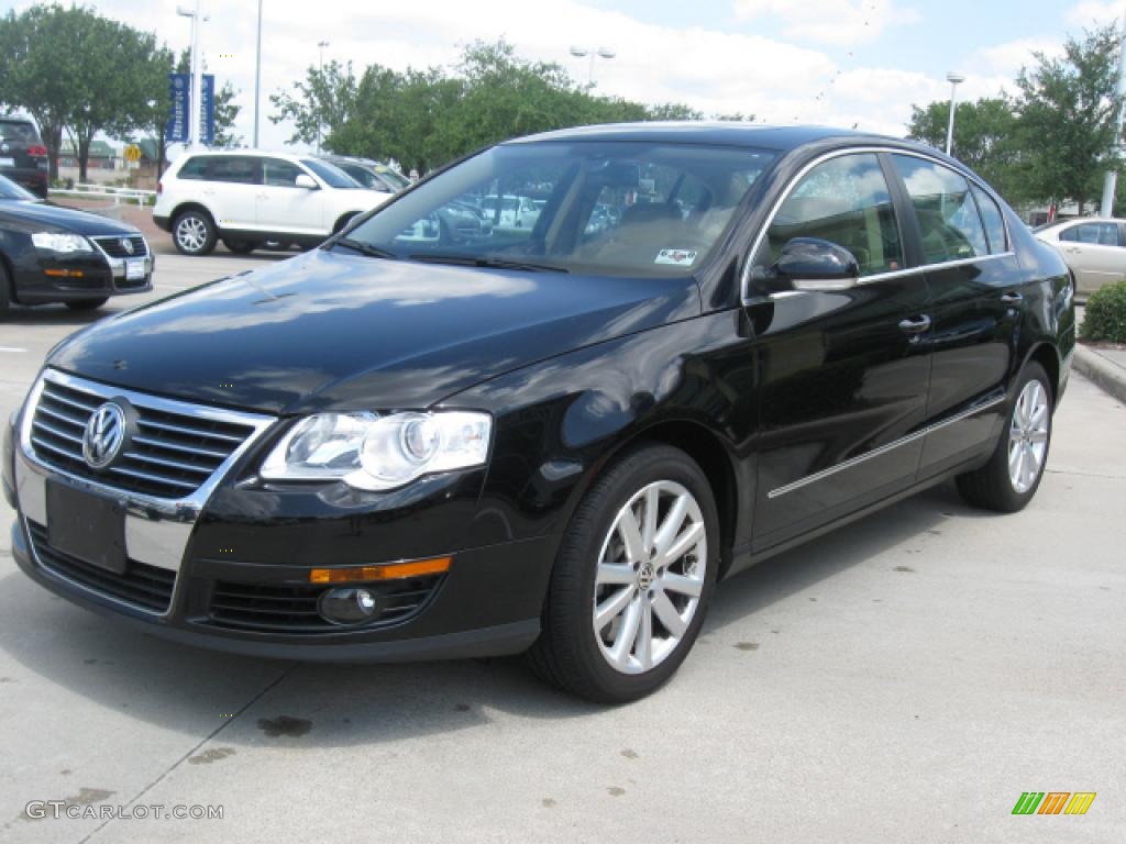 2006 Passat 3.6 Sedan - Deep Black / Pure Beige photo #5