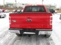 2009 Bright Red Ford F150 Lariat SuperCab 4x4  photo #5