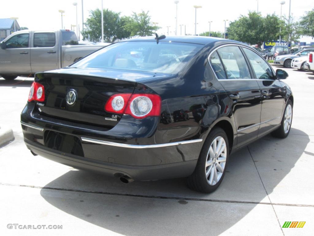 2006 Passat 3.6 Sedan - Deep Black / Pure Beige photo #9