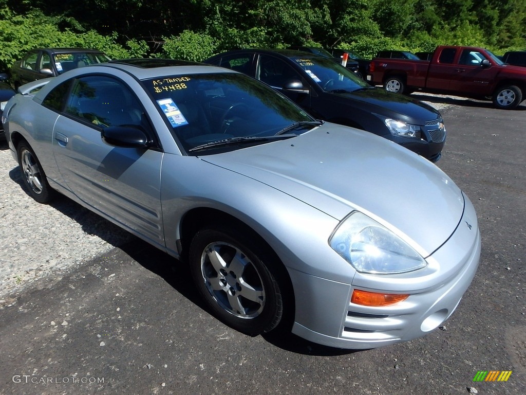 2003 Eclipse GS Coupe - Sterling Silver Metallic / Midnight photo #5