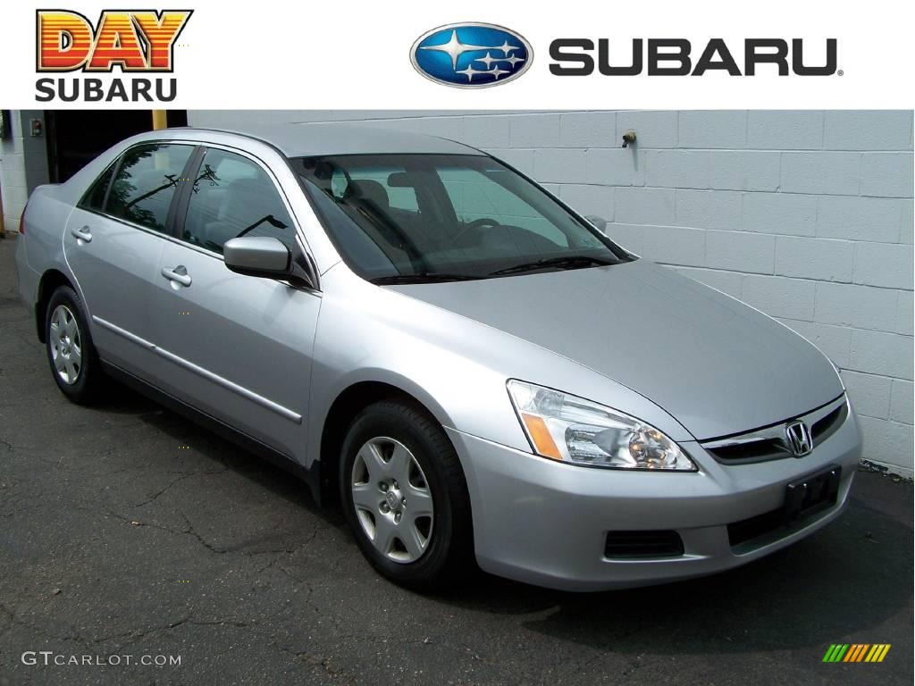 2006 Accord LX Sedan - Alabaster Silver Metallic / Gray photo #1