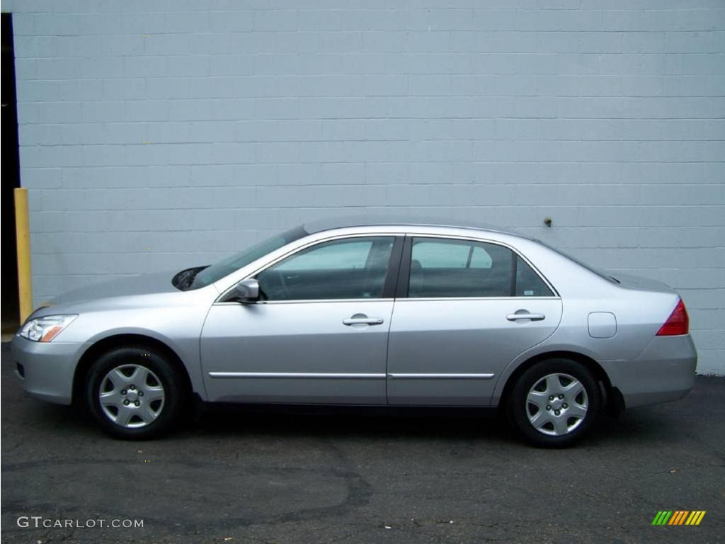 2006 Accord LX Sedan - Alabaster Silver Metallic / Gray photo #4