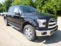 2017 Shadow Black Ford F150 Lariat SuperCrew 4X4  photo #8