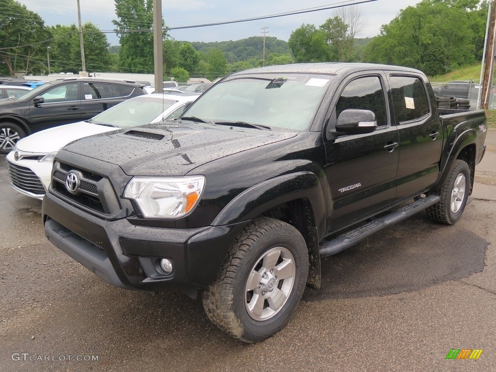 2013 Tacoma V6 TRD Sport Double Cab 4x4 - Black / Graphite photo #3