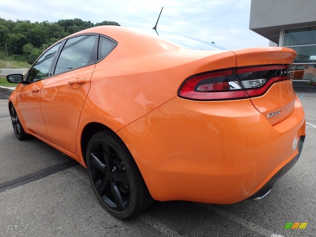 2014 Dart SXT - Header Orange / Black/Light Tungsten photo #3