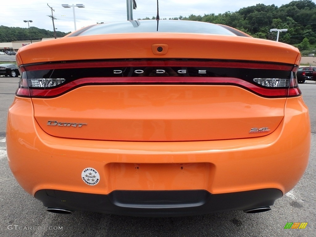 2014 Dart SXT - Header Orange / Black/Light Tungsten photo #4