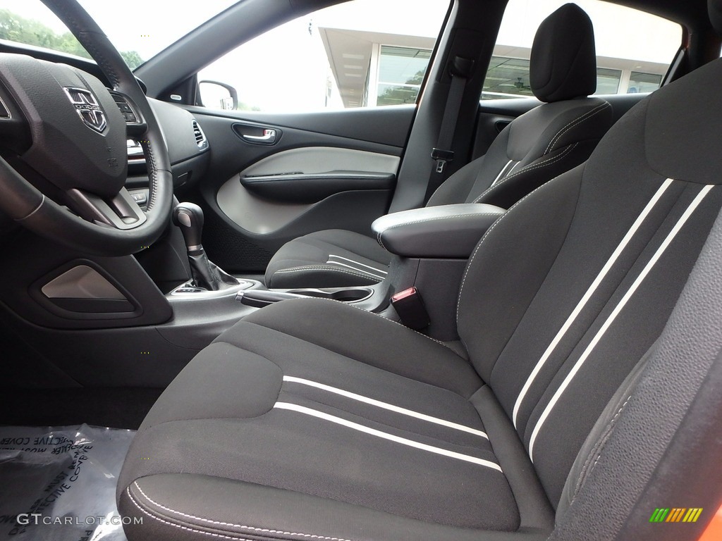 2014 Dart SXT - Header Orange / Black/Light Tungsten photo #10