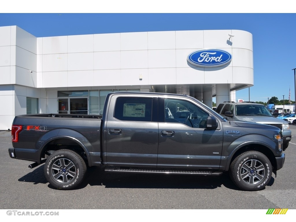 2017 F150 XLT SuperCrew 4x4 - Magnetic / Black photo #2