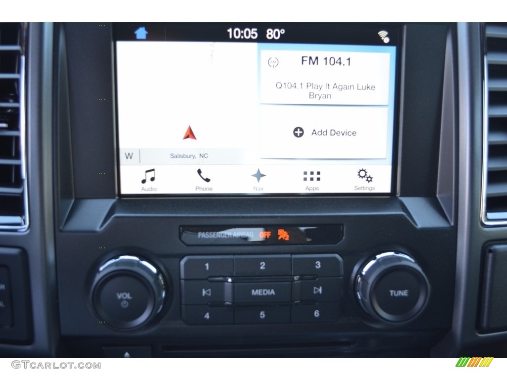 2017 F150 XLT SuperCrew 4x4 - Magnetic / Black photo #11
