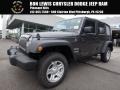 2017 Granite Crystal Metallic Jeep Wrangler Unlimited Sport 4x4  photo #1