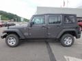 2017 Granite Crystal Metallic Jeep Wrangler Unlimited Sport 4x4  photo #2