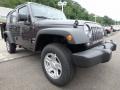 2017 Granite Crystal Metallic Jeep Wrangler Unlimited Sport 4x4  photo #8