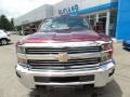 2017 Butte Red Metallic Chevrolet Silverado 2500HD LT Crew Cab 4x4  photo #3