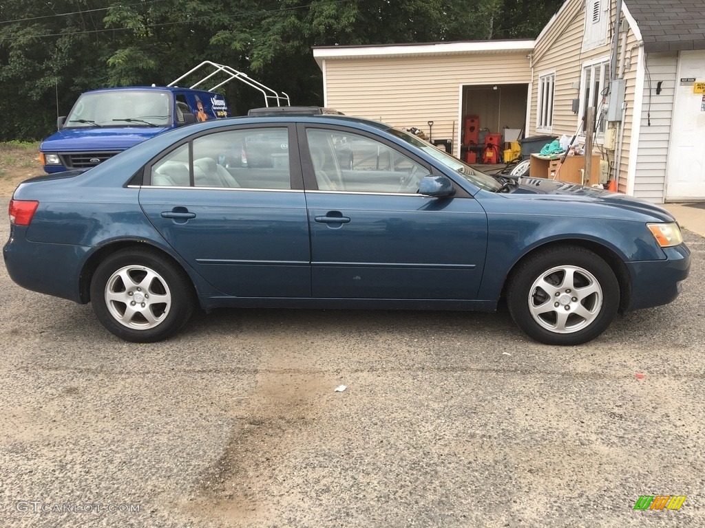 2006 Sonata GLS - Aquamarine Pearl / Beige photo #2