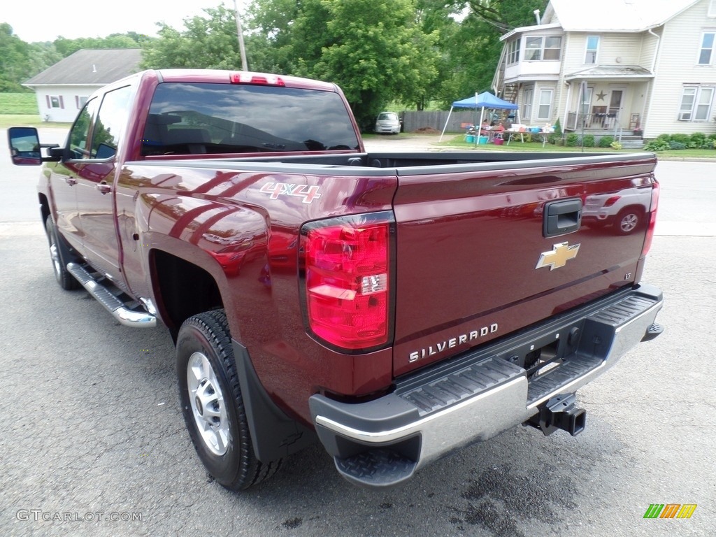 2017 Silverado 2500HD LT Crew Cab 4x4 - Butte Red Metallic / Jet Black photo #7