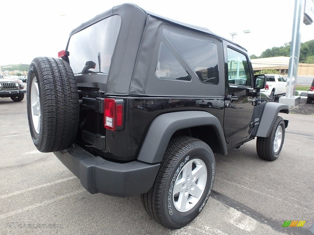 2017 Wrangler Sport 4x4 - Black / Black photo #5