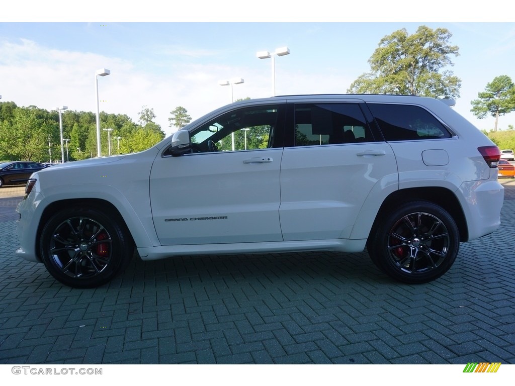 2014 Grand Cherokee SRT 4x4 - Bright White / SRT Morocco Black photo #2