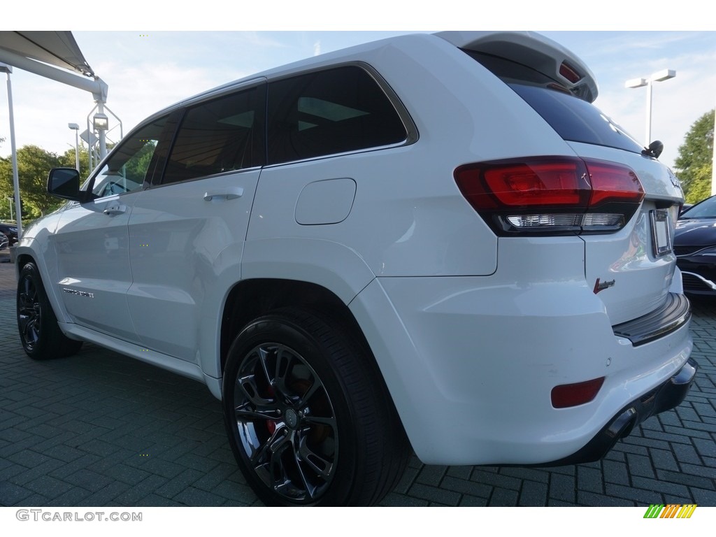 2014 Grand Cherokee SRT 4x4 - Bright White / SRT Morocco Black photo #3
