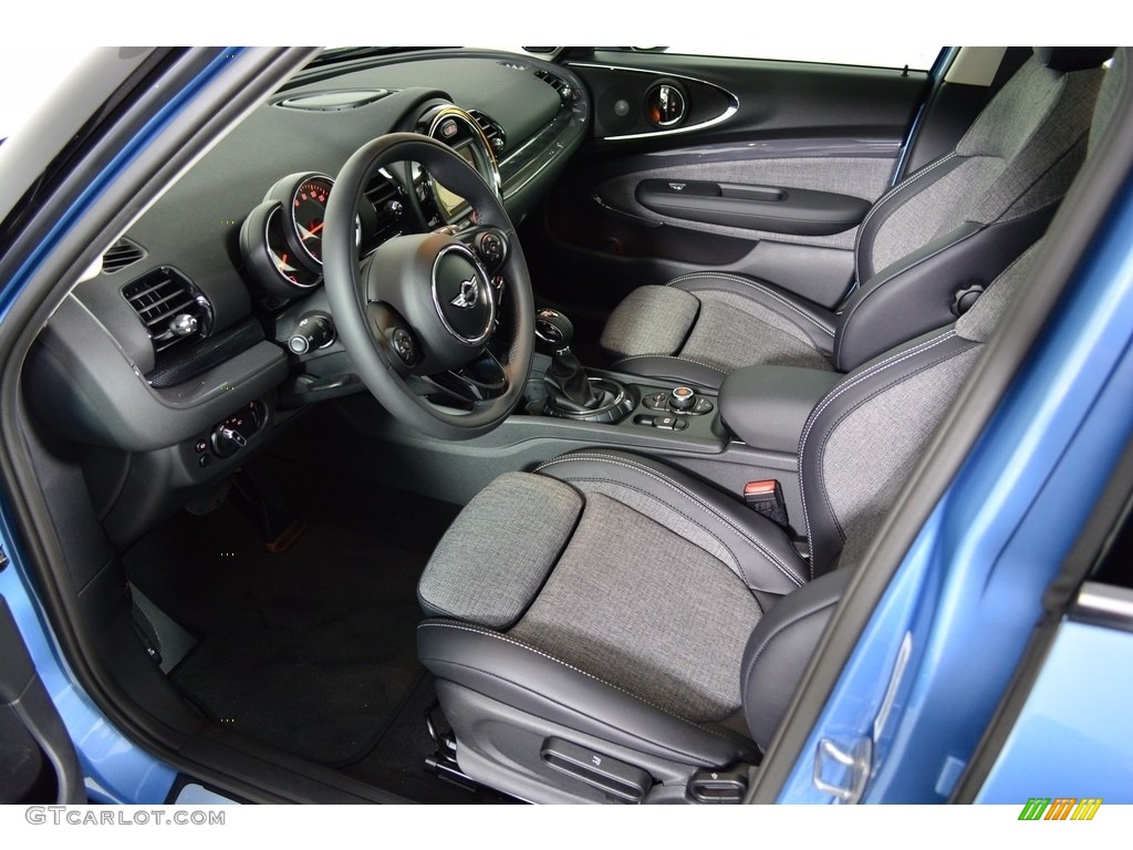 Black Pearl/Mottled Grey Cloth Interior 2017 Mini Clubman Cooper S Photo #121475476