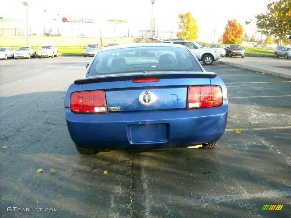 2009 Mustang V6 Coupe - Vista Blue Metallic / Dark Charcoal photo #6