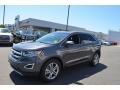 2017 Magnetic Metallic Ford Edge Titanium  photo #3