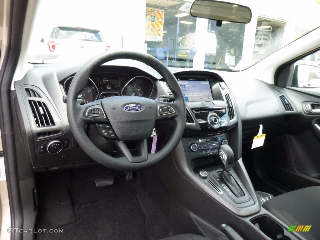 2017 Focus SEL Sedan - White Gold / Charcoal Black photo #8