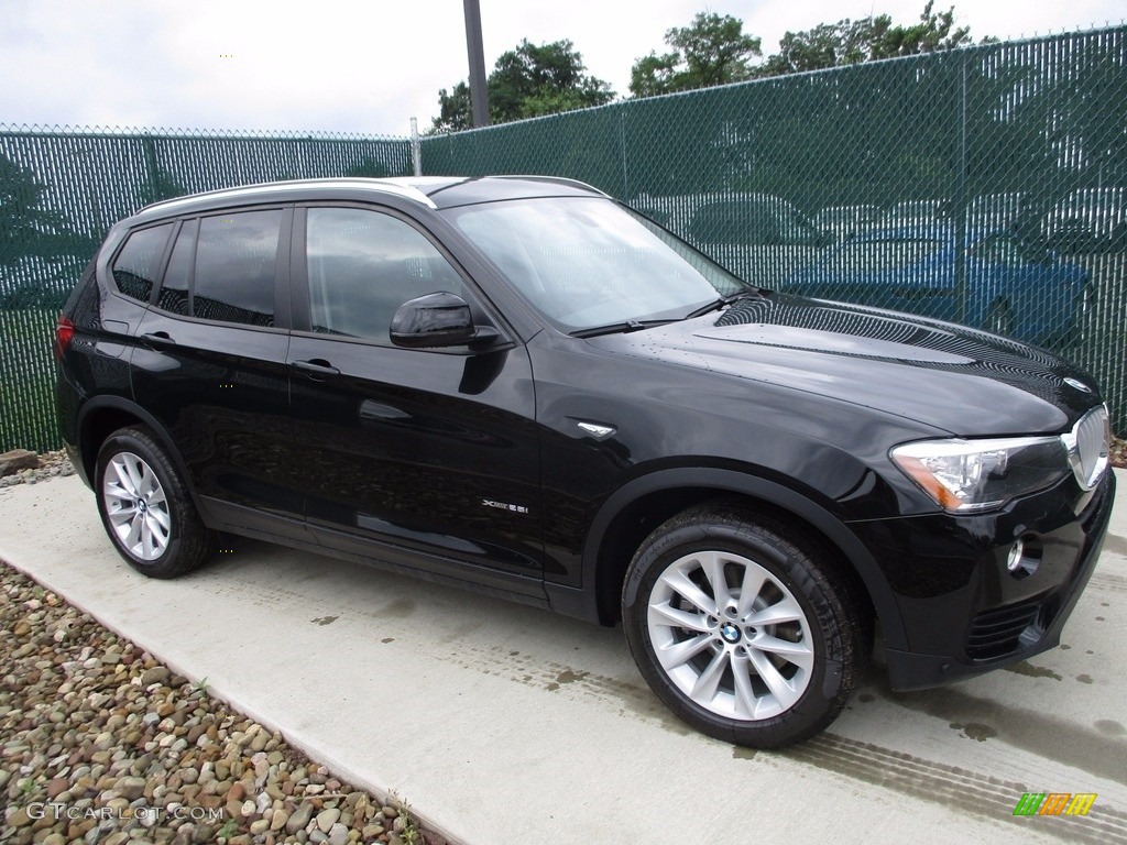 2017 X3 xDrive28i - Jet Black / Black photo #1