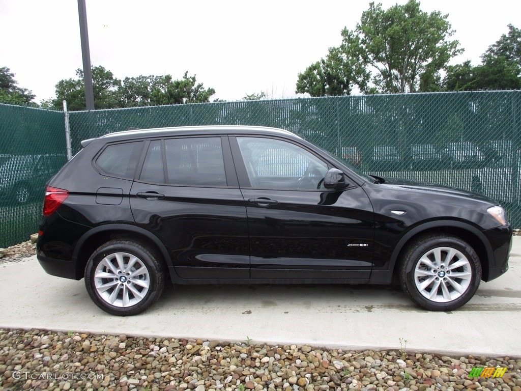 2017 X3 xDrive28i - Jet Black / Black photo #2