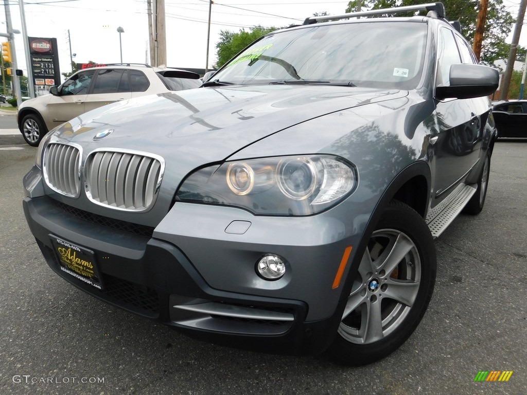 2008 X5 4.8i - Space Grey Metallic / Black photo #1