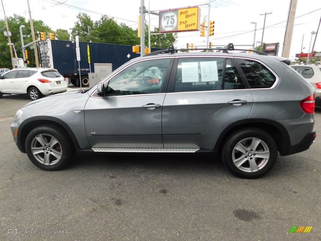 2008 X5 4.8i - Space Grey Metallic / Black photo #8