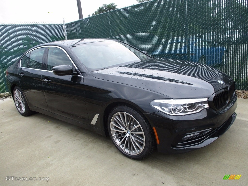 2017 5 Series 540i xDrive Sedan - Black Sapphire Metallic / Black photo #1