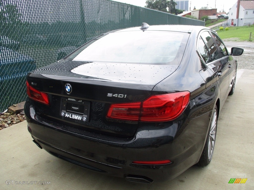 2017 5 Series 540i xDrive Sedan - Black Sapphire Metallic / Black photo #3