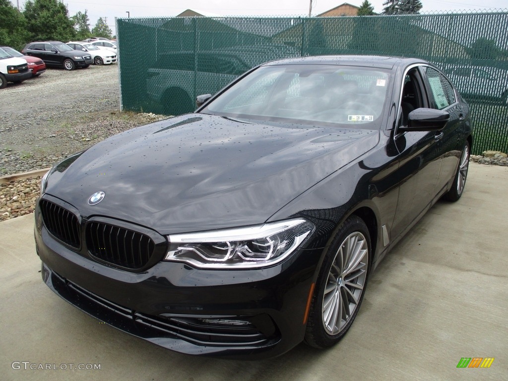 2017 5 Series 540i xDrive Sedan - Black Sapphire Metallic / Black photo #7