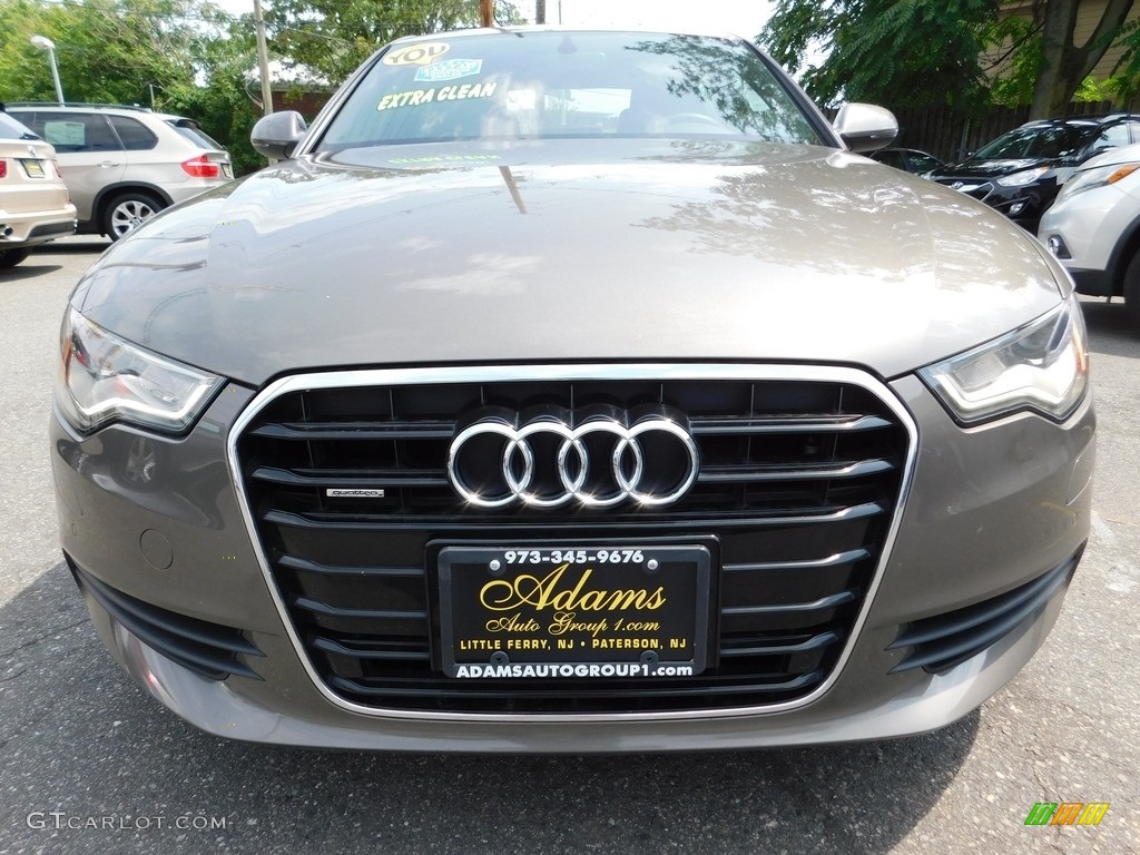 2012 A6 3.0T quattro Sedan - Quartz Gray Metallic / Velvet Beige photo #2