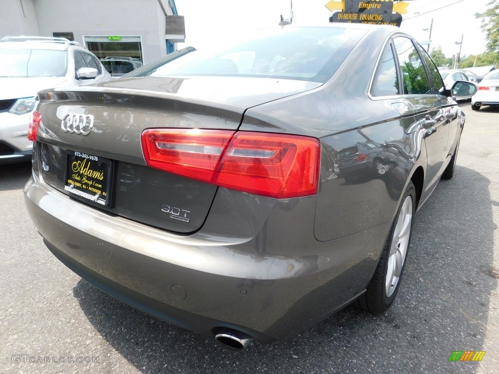 2012 A6 3.0T quattro Sedan - Quartz Gray Metallic / Velvet Beige photo #5