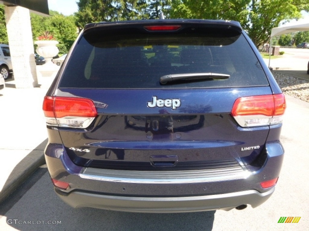 2017 Grand Cherokee Limited 4x4 - True Blue Pearl / Black/Light Frost Beige photo #8