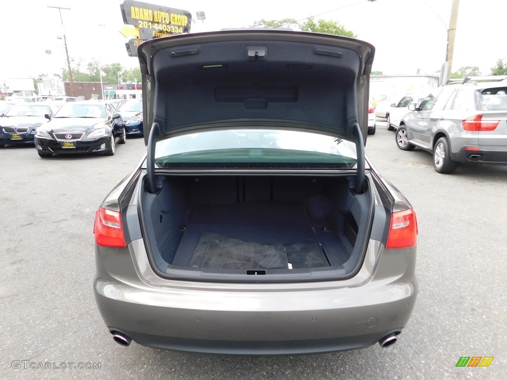 2012 A6 3.0T quattro Sedan - Quartz Gray Metallic / Velvet Beige photo #37