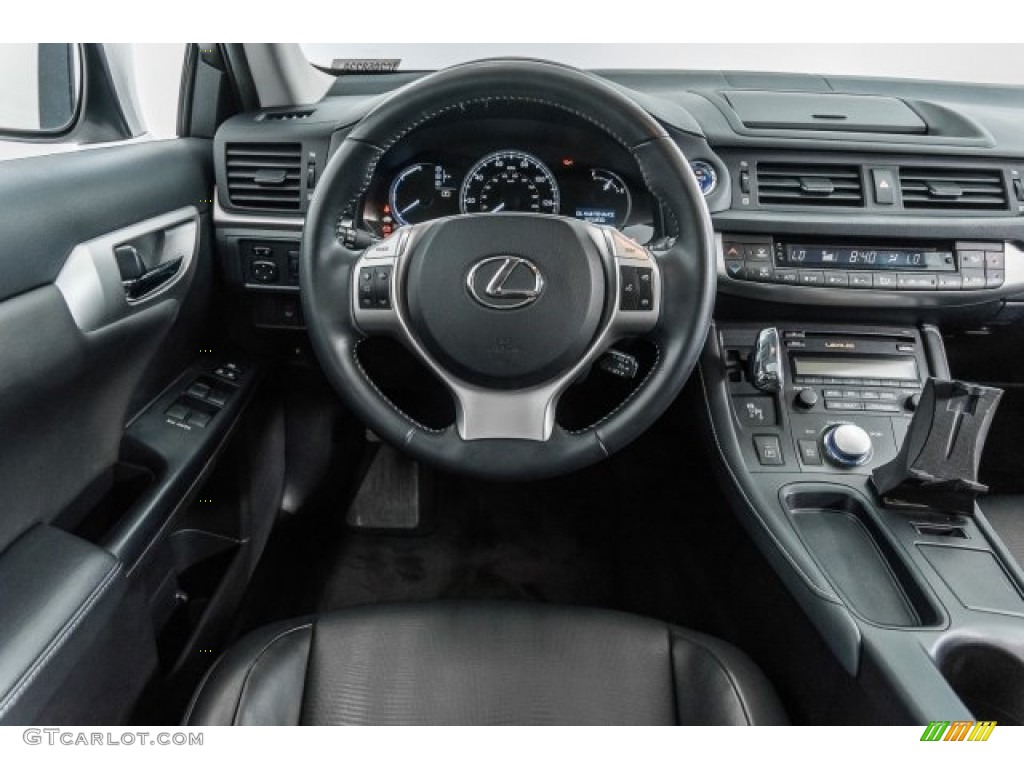 2012 CT 200h Hybrid Premium - Starfire White Pearl / Black photo #4