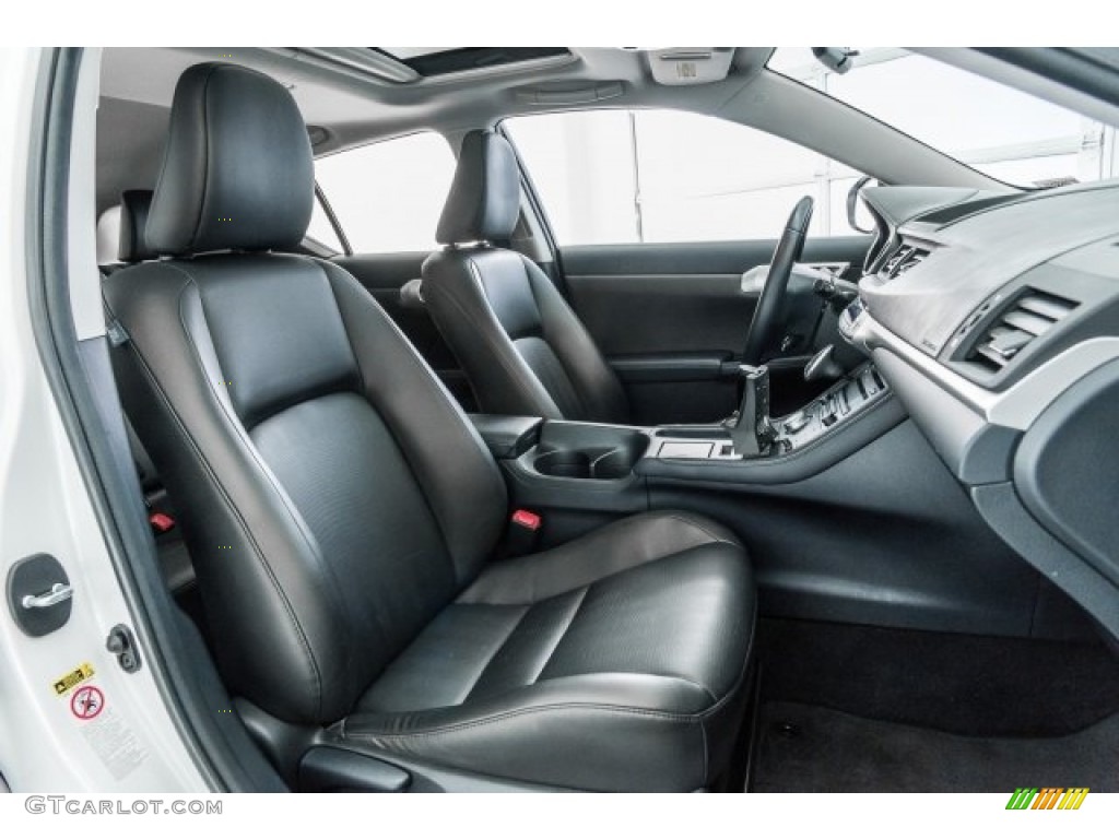 2012 CT 200h Hybrid Premium - Starfire White Pearl / Black photo #6