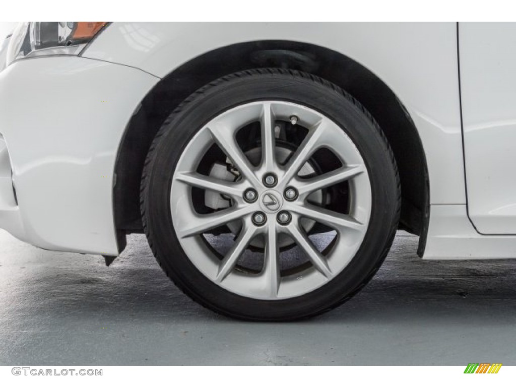 2012 CT 200h Hybrid Premium - Starfire White Pearl / Black photo #9