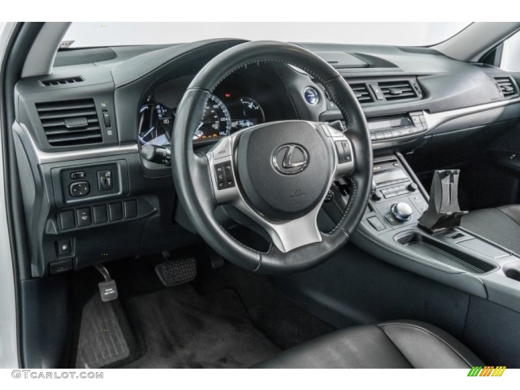 2012 CT 200h Hybrid Premium - Starfire White Pearl / Black photo #22