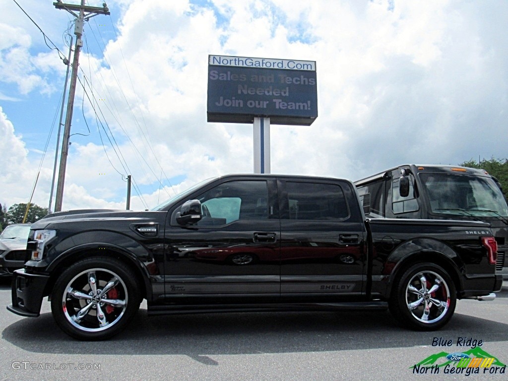 2017 F150 Lariat SuperCrew - Shadow Black / Black photo #2