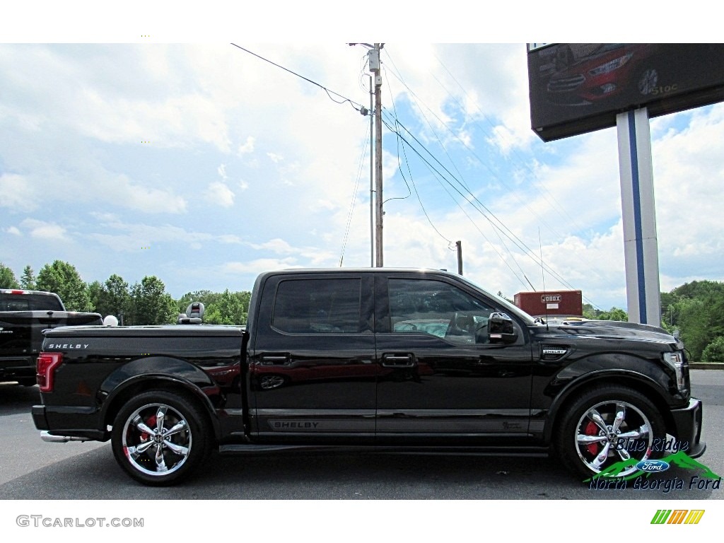 2017 F150 Lariat SuperCrew - Shadow Black / Black photo #6