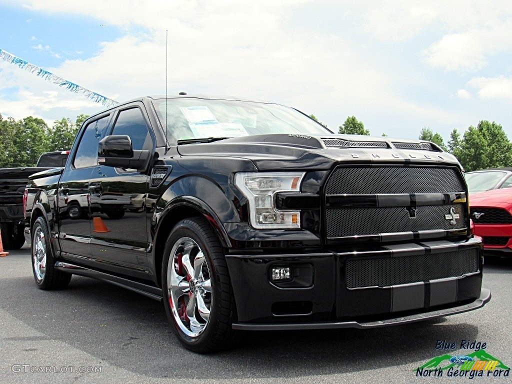 2017 F150 Lariat SuperCrew - Shadow Black / Black photo #7